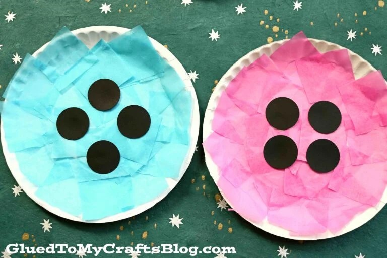 Button Paper Plate Craft